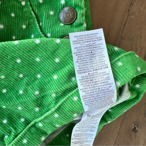 Mini Boden critter corduory frog embroidered short overalls - Picture 5 of 6